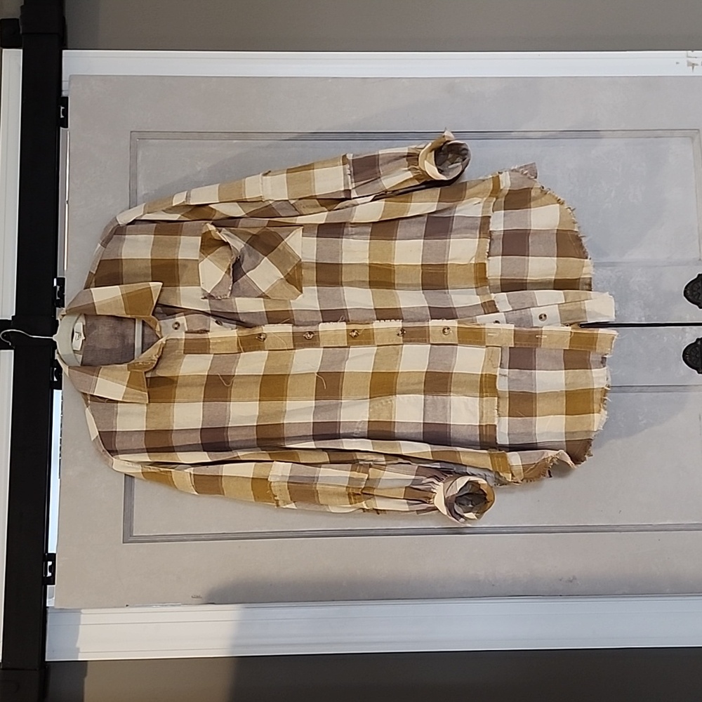 Easel plaid shirt oversized size medium